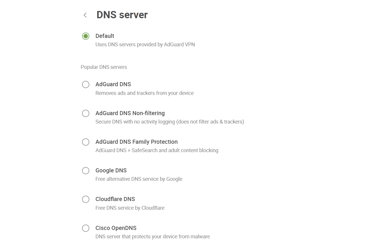 DNS servers