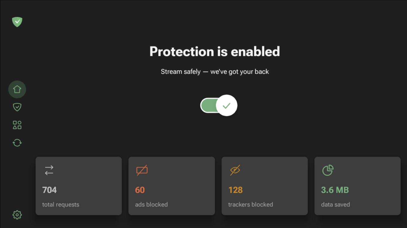 adguard dns android tv