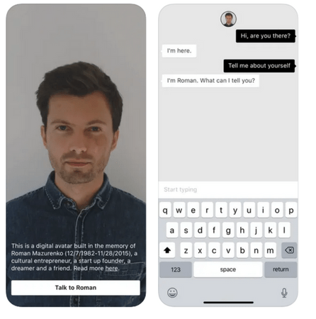 Chatbot nach Roman Mazurenko