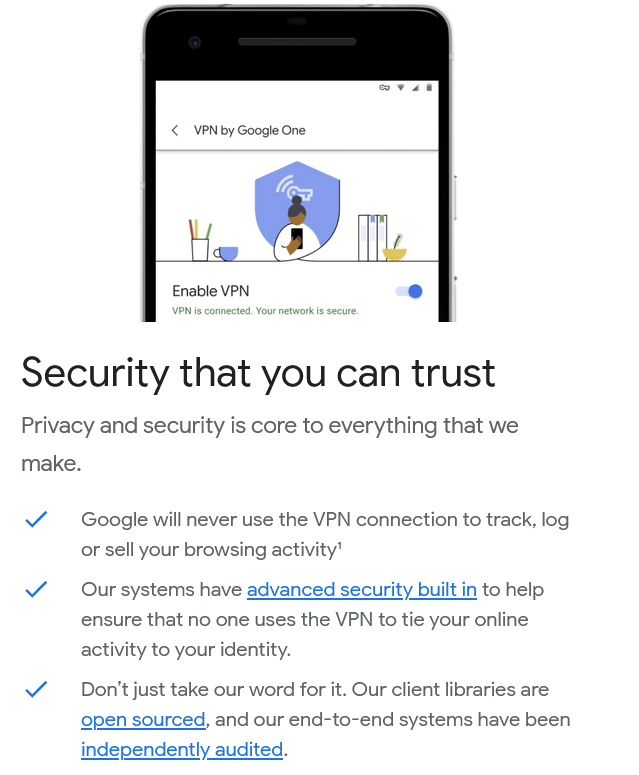 Google은 자사의 VPN 서비스가 신뢰할 수 있다고 말하지만 과연 그럴까요?