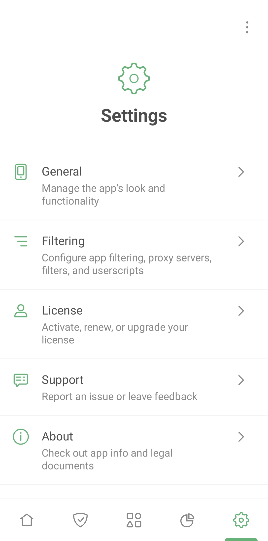what are the best settings for adguard in android