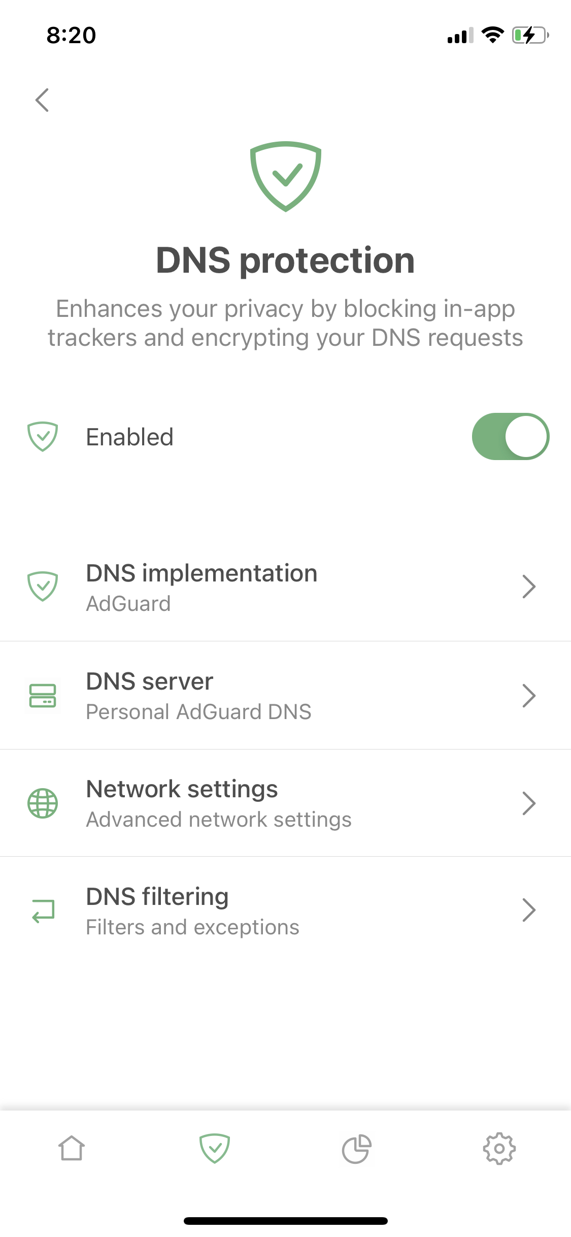 adguard dns ios 17