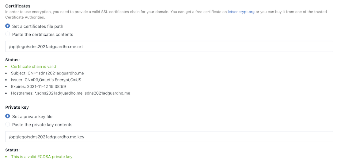 dns over tls adguard