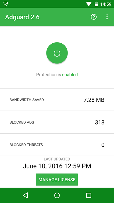Adguard for Android 2.6