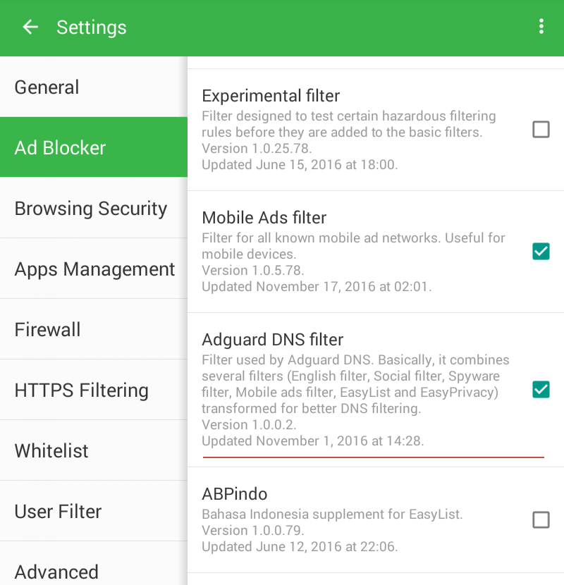 android adguard battery