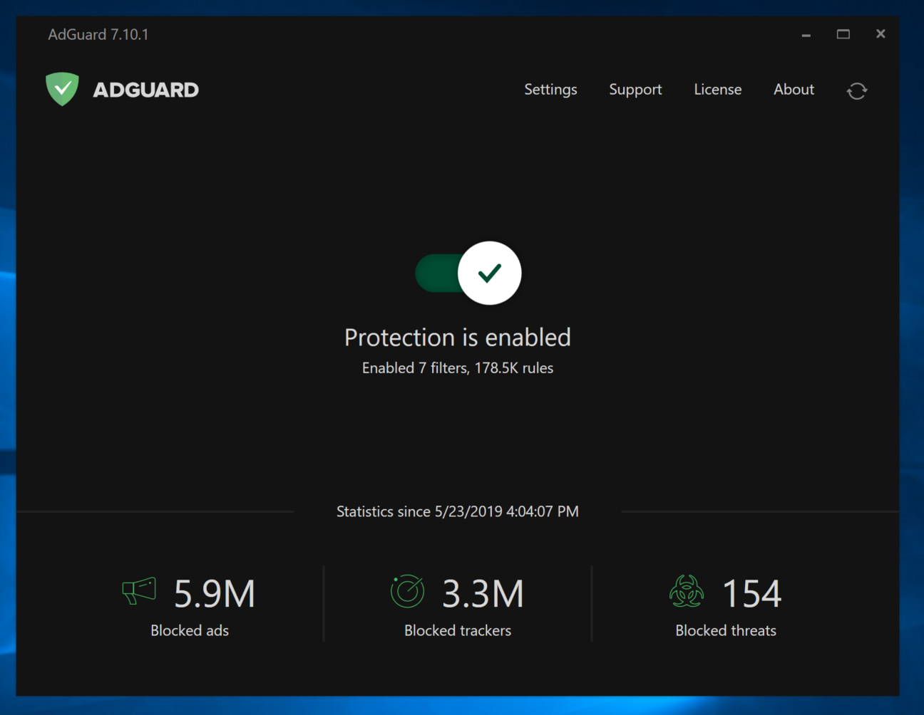 AdGuard 能够保护用户免受 IE 浏览器里的广告和追踪器的影响