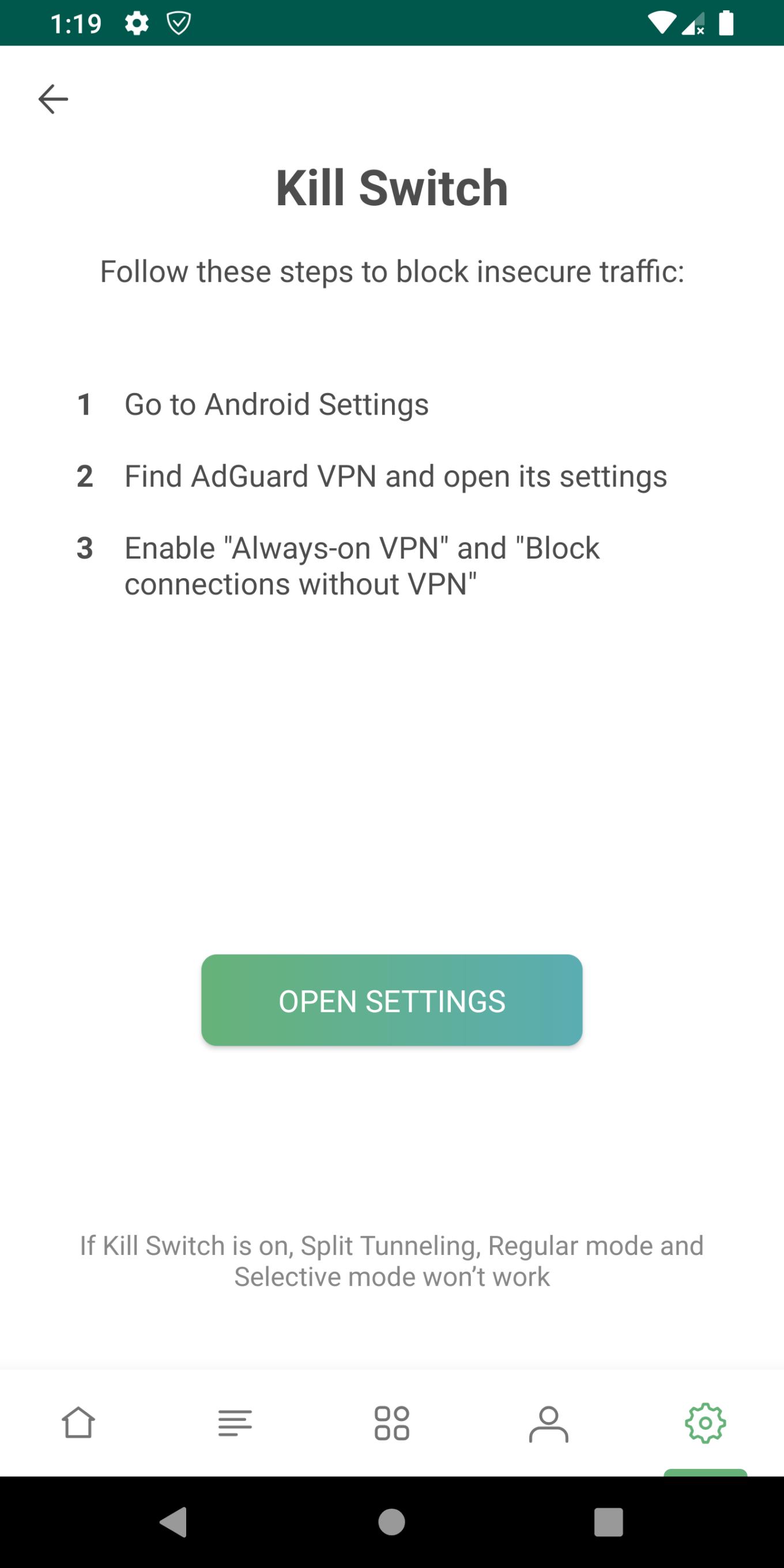 vpn adguard android