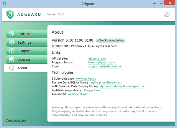 Adguard 5.10.1190