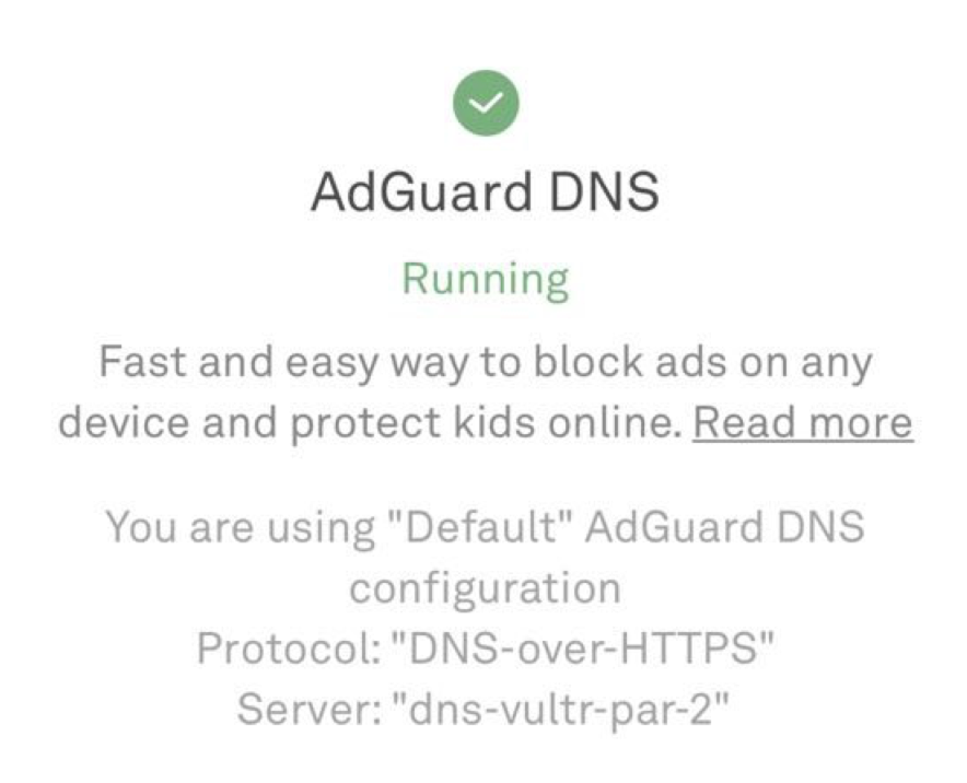 adguard dns ios 17