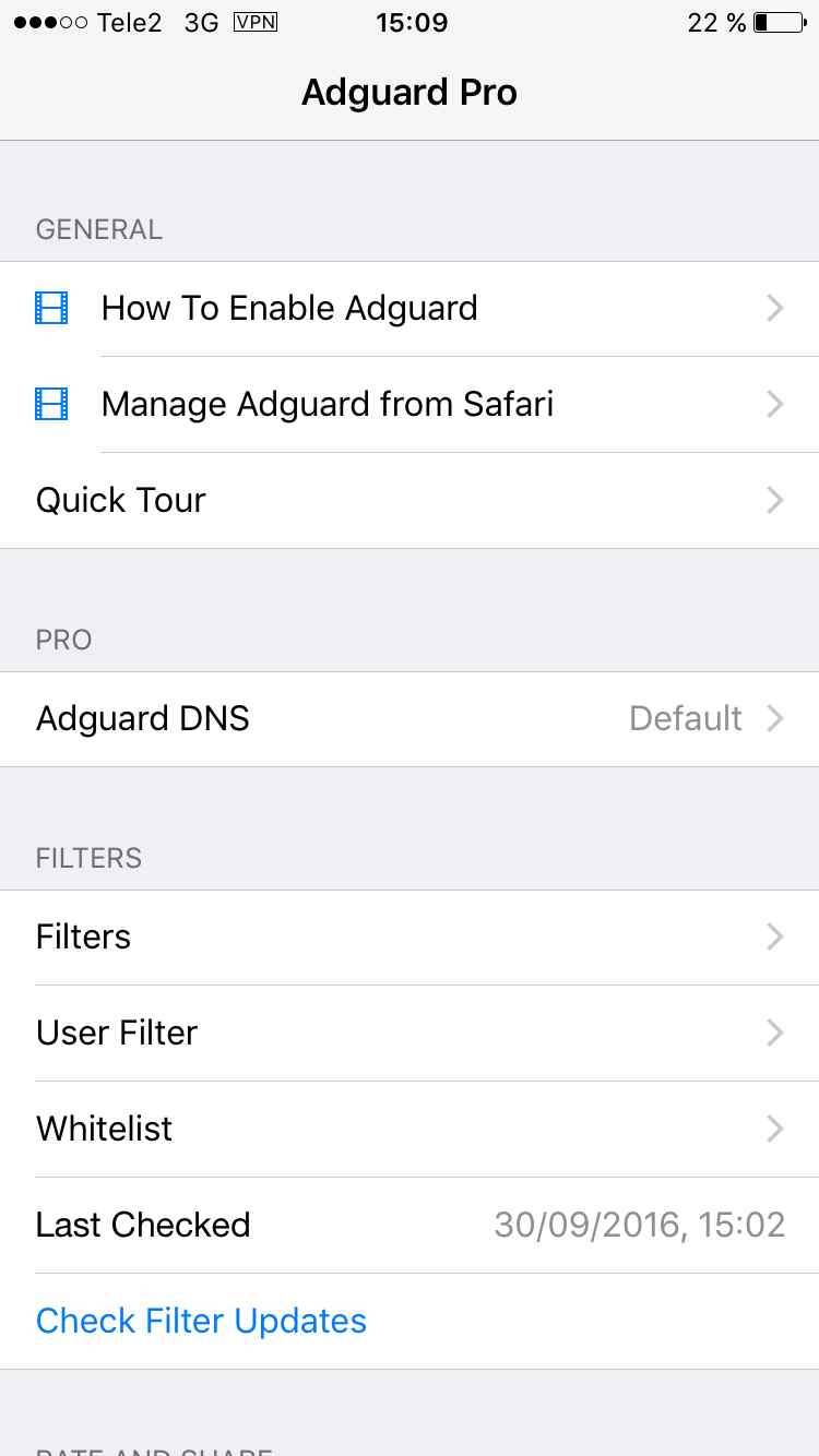 how to use adguard on ios