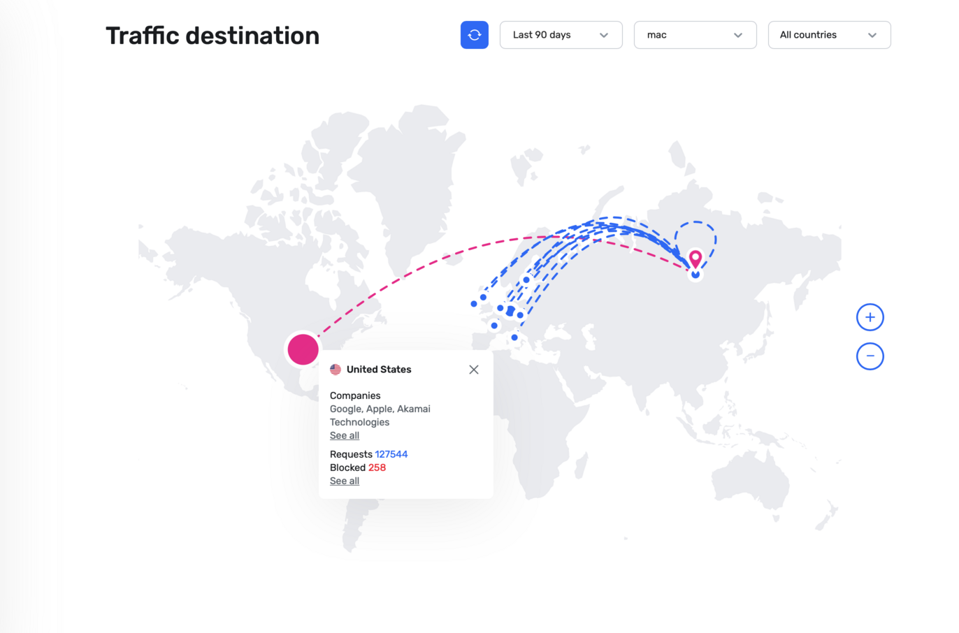 adguard dns server map