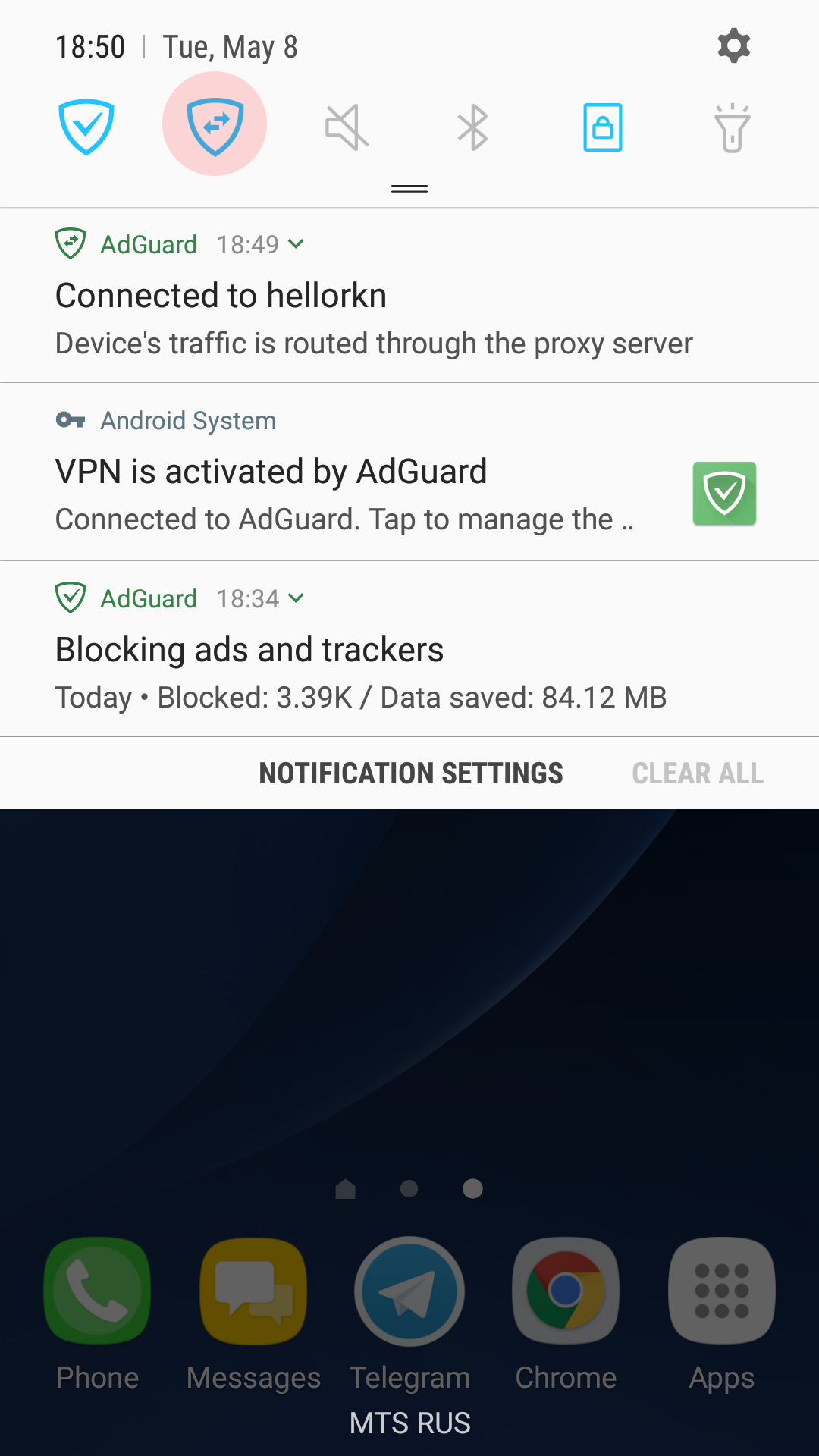 expressvpn proxy settings for adguard android