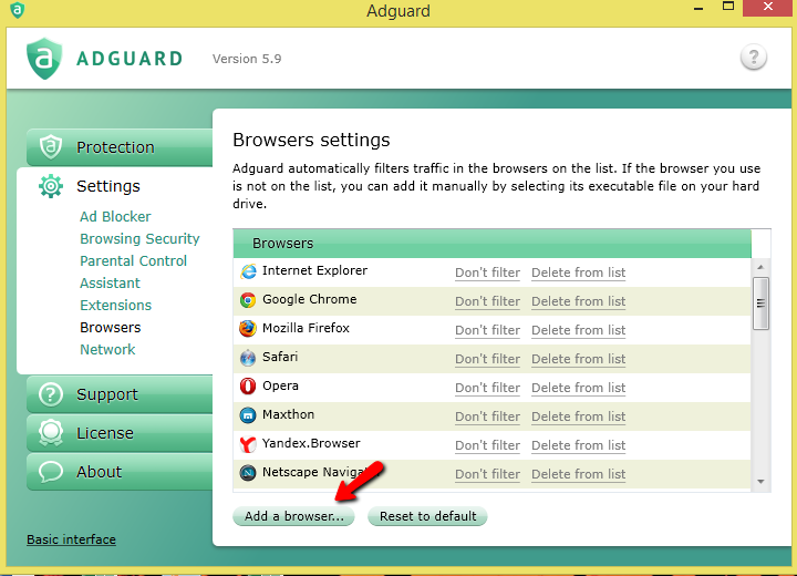 Remove ads in browser Remove ads in browser
