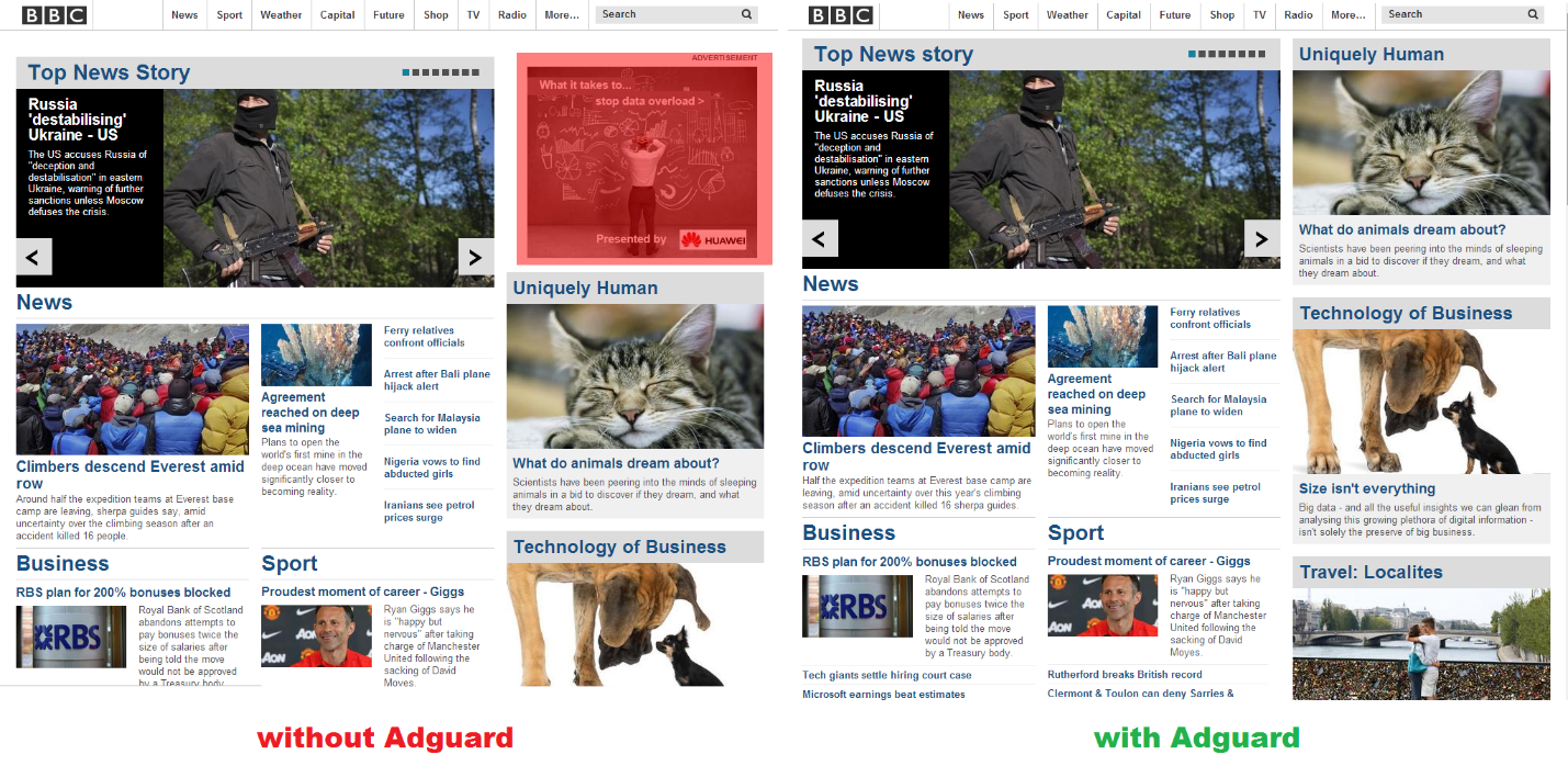How to remove the ads in BBC Block ads in BBC