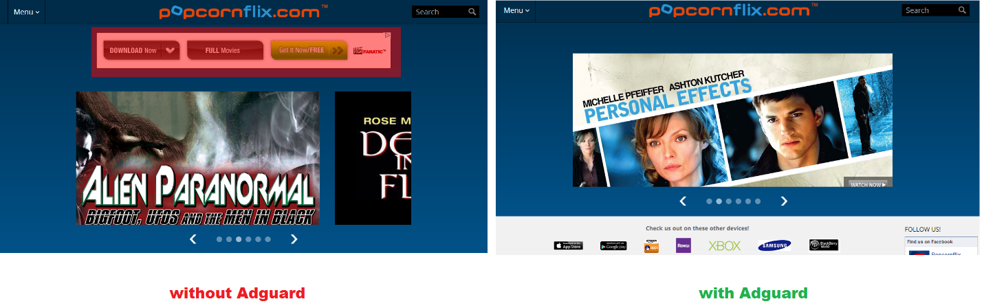 How to remove the ads in Popcornflix Block ads in Popcornflix
