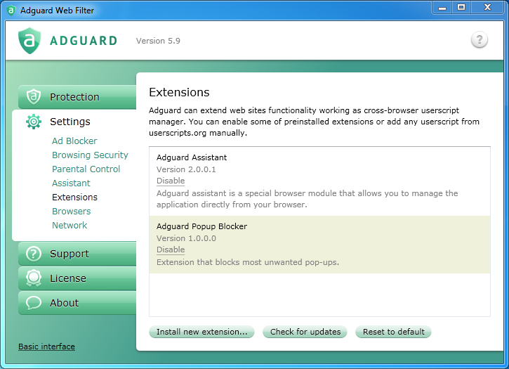 adguard extension mac