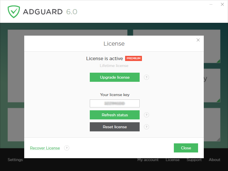 Adguard license key for android