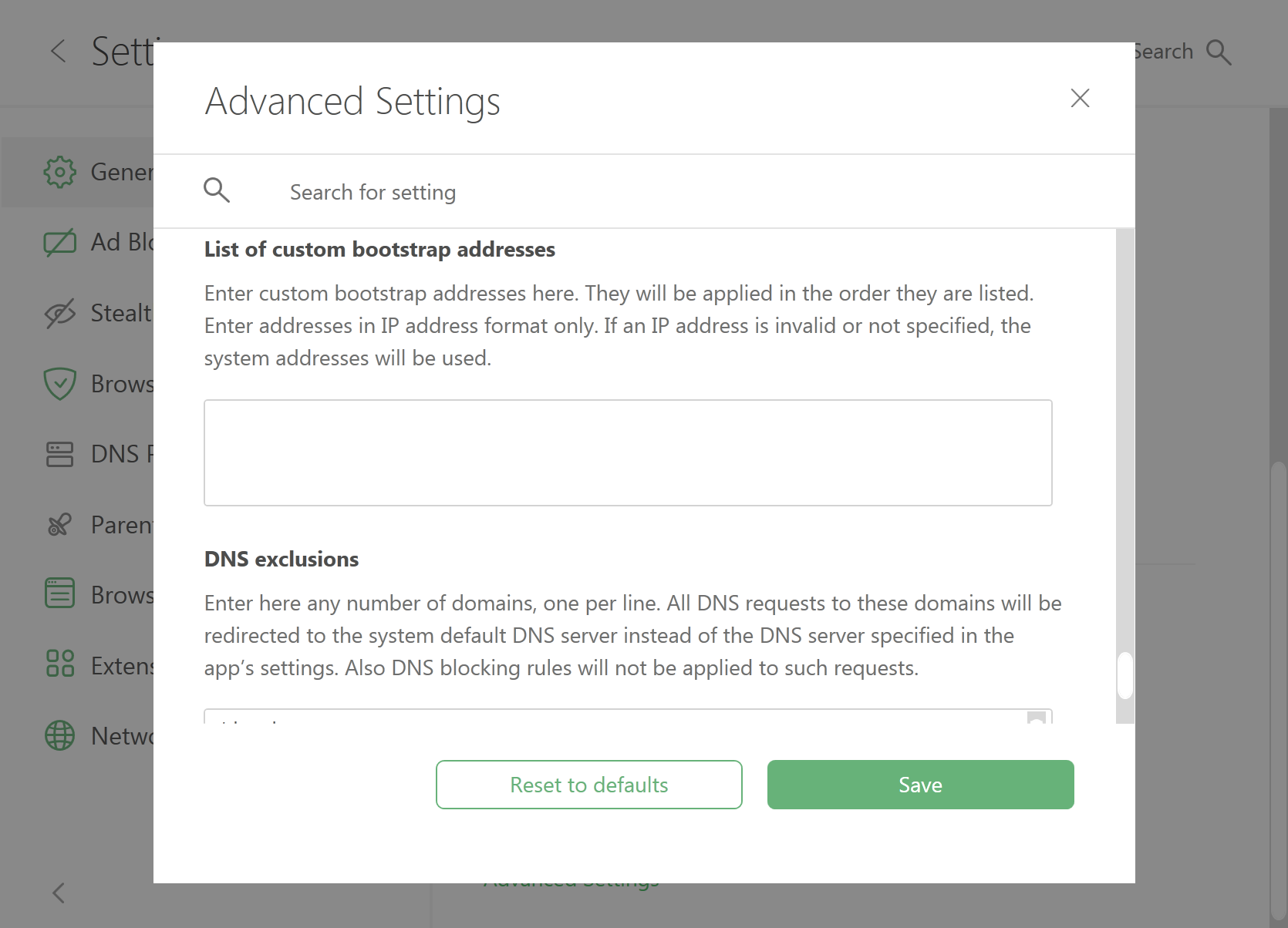 adguard bootstrap dns servers