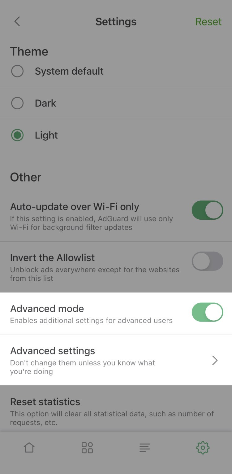 adguard system wide ios