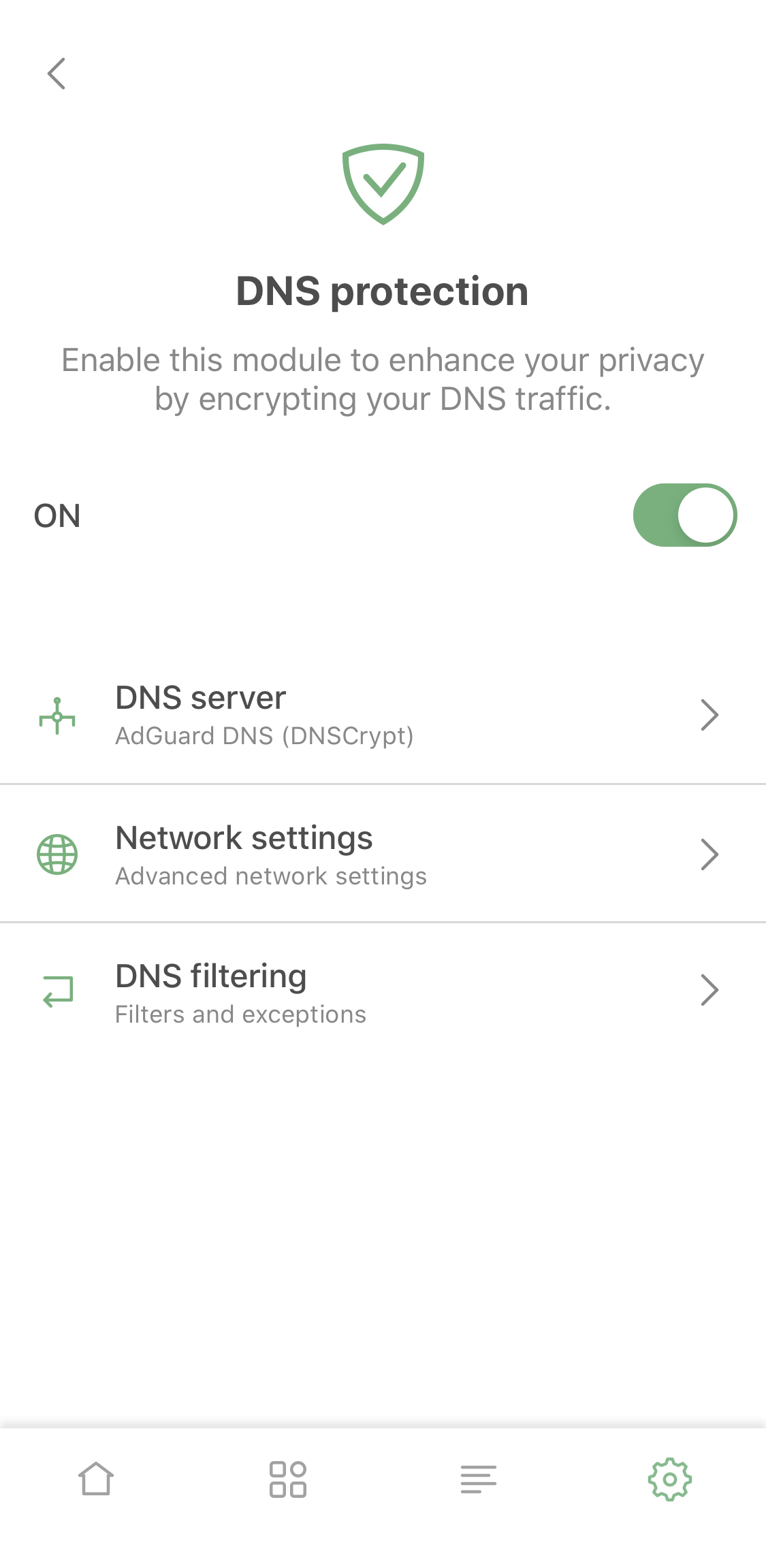 dns adguard ios 15