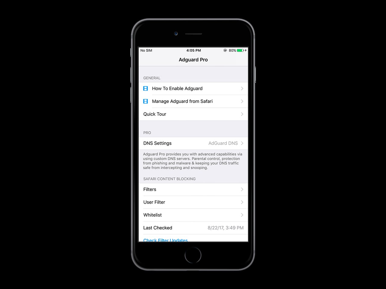 adguard pro ios 13