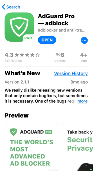 adguard safari content blocker