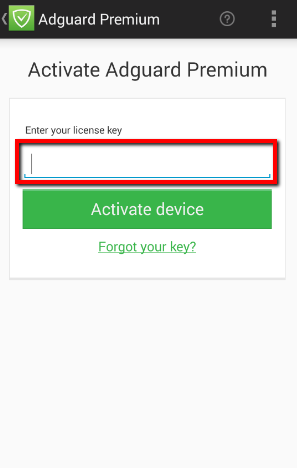 adguard pro android key