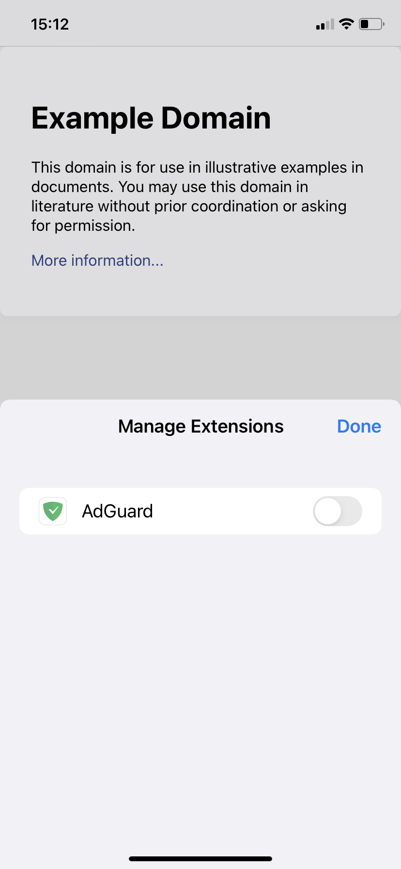 adguard not working safari ios