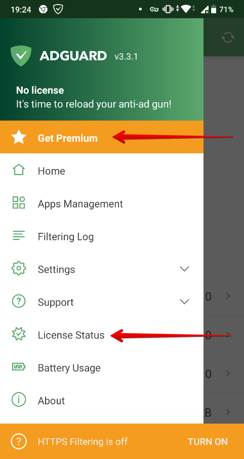 license key adguard premium android