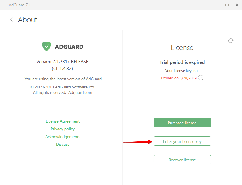 adguard 6.4 license key free