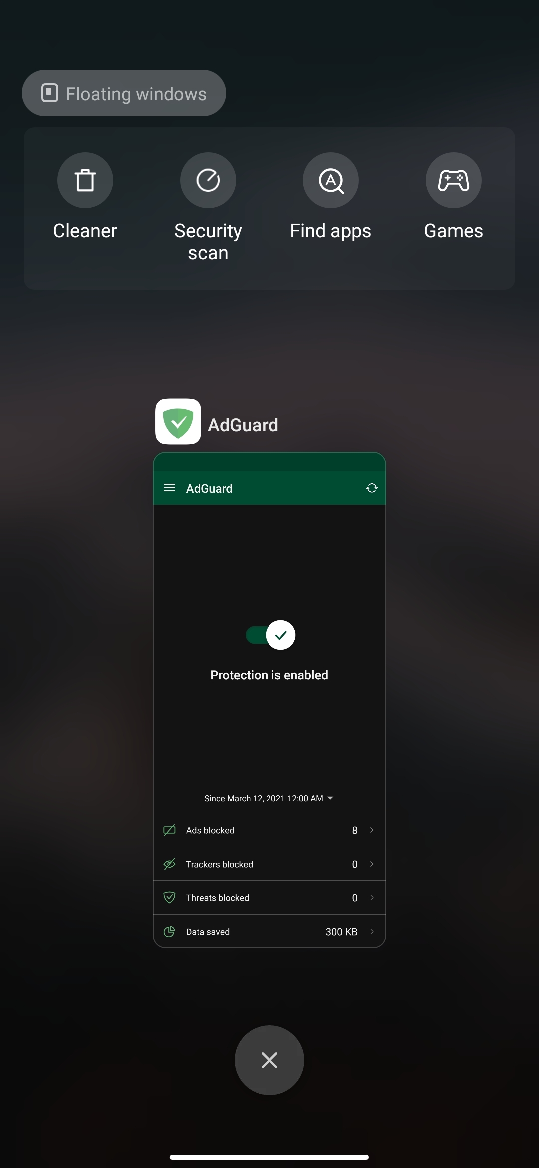 adguard iphone protection is disabled